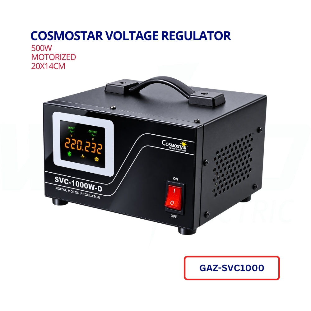 Cosmostar Voltage Regulator - 1000W -  Motorized