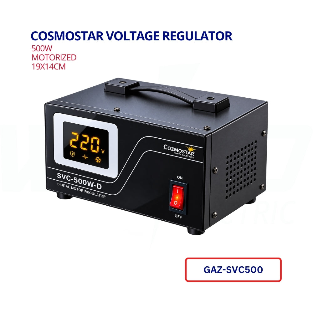 Cosmostar Voltage Regulator - 500W -  Motorized