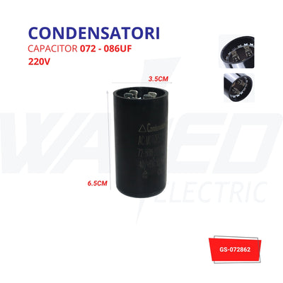 Motor Start Capacitor - 86UF