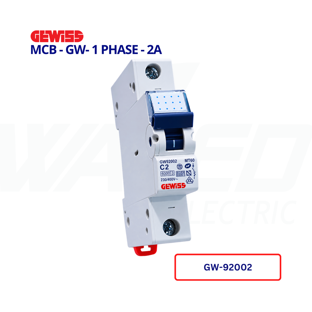 MCB - GW- 1 PHASE - 2A