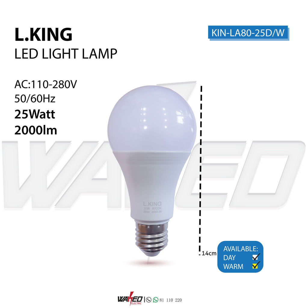 led Lamp A65-25W-E27