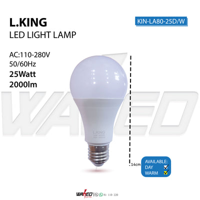 led Lamp A65-25W-E27