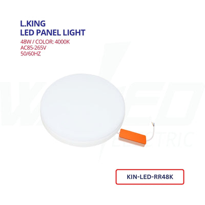 RIMLESS SPOT LIGHT - 48WATT - ROUND - L.king