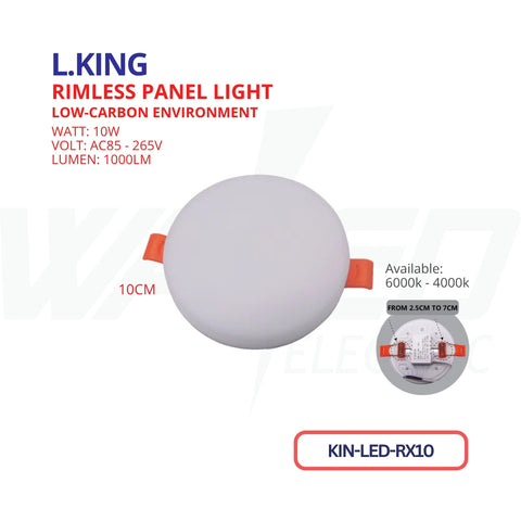 RIMLESS Spot Light - 10w - Round