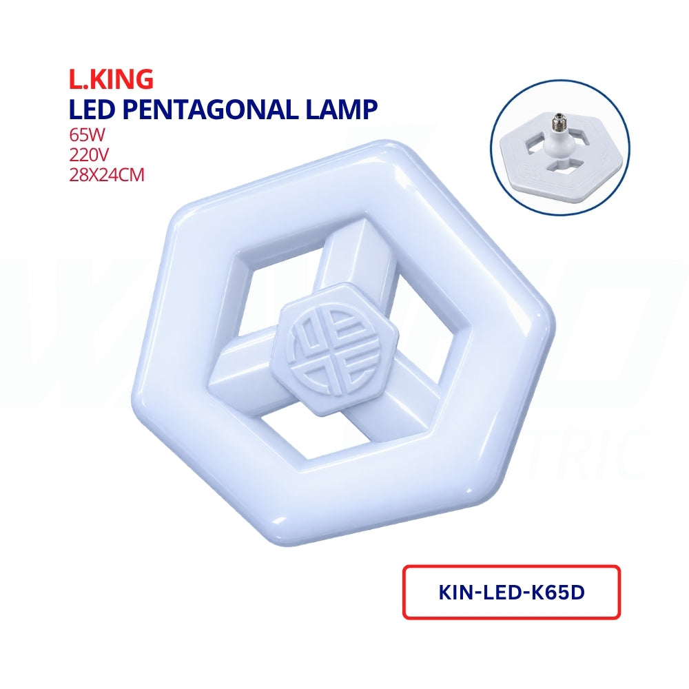 Led Pentagonal Lamp - 65w