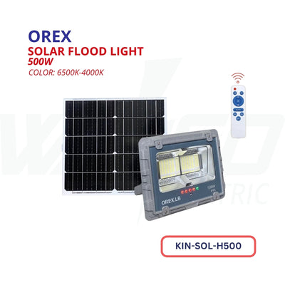 Solar Flood Light - 500w - OREX.LB