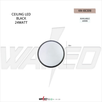 CEILING LED - ROUND - Black