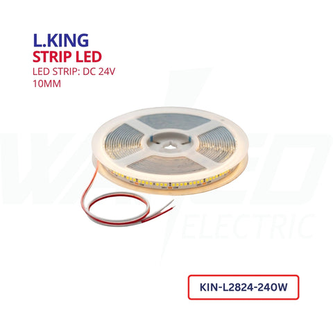 L.KING 24V High-Density LED Strip Light - 10mm – 240D