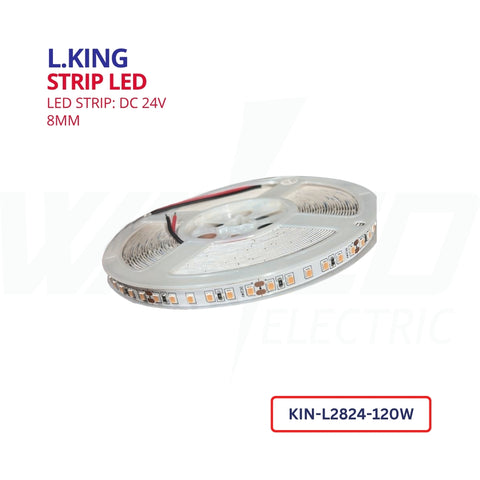 L.KING 24V LED Strip Light - 8mm – 120W