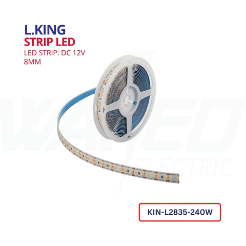 L.KING 12V LED Strip Light - 8mm – 240W