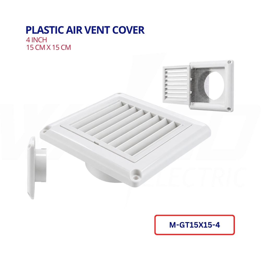 Plastic Air Vent Cover – 4 Inch