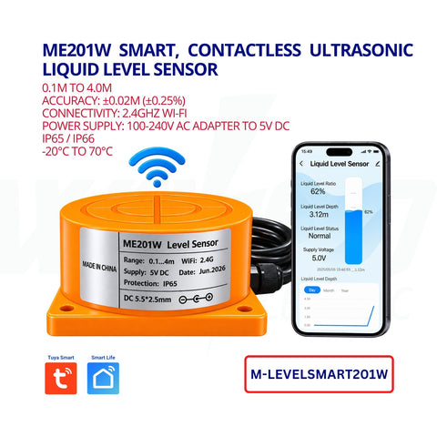 Wireless Ultrasonic Level Sensor