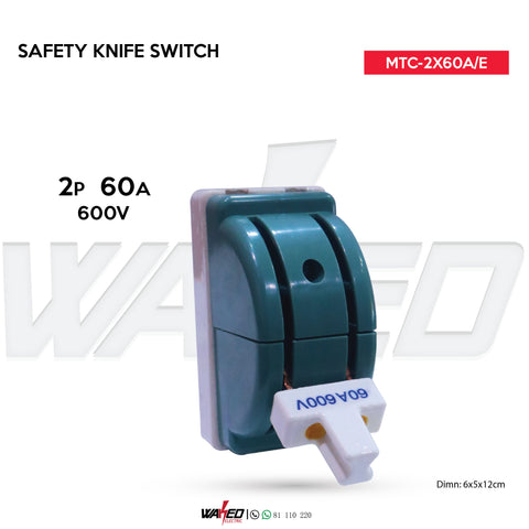 Safety Knife Switch - 2P 60A