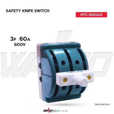 Safety Knife Switch - 3P 60A