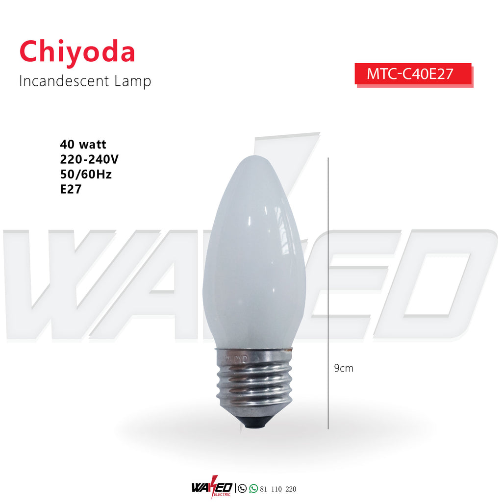 Incandescent Lamp - 40w - CHIYODA