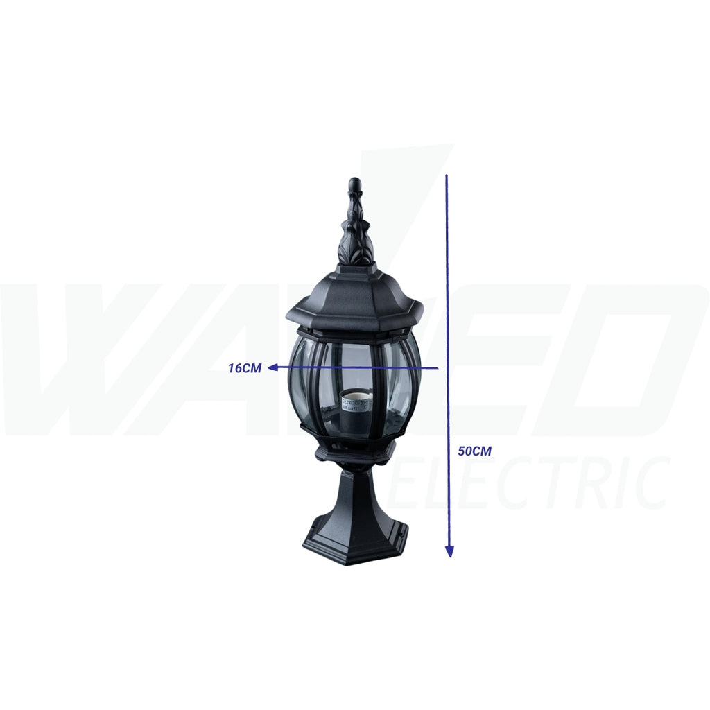 Classeic Waterside Outside Light - Black