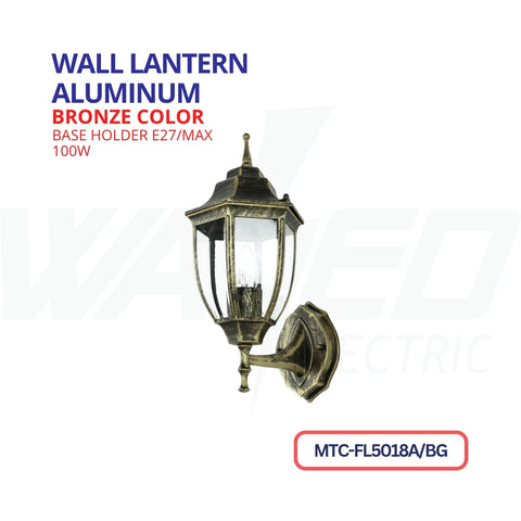 Wall Lantwern - Aluminum - Bronze