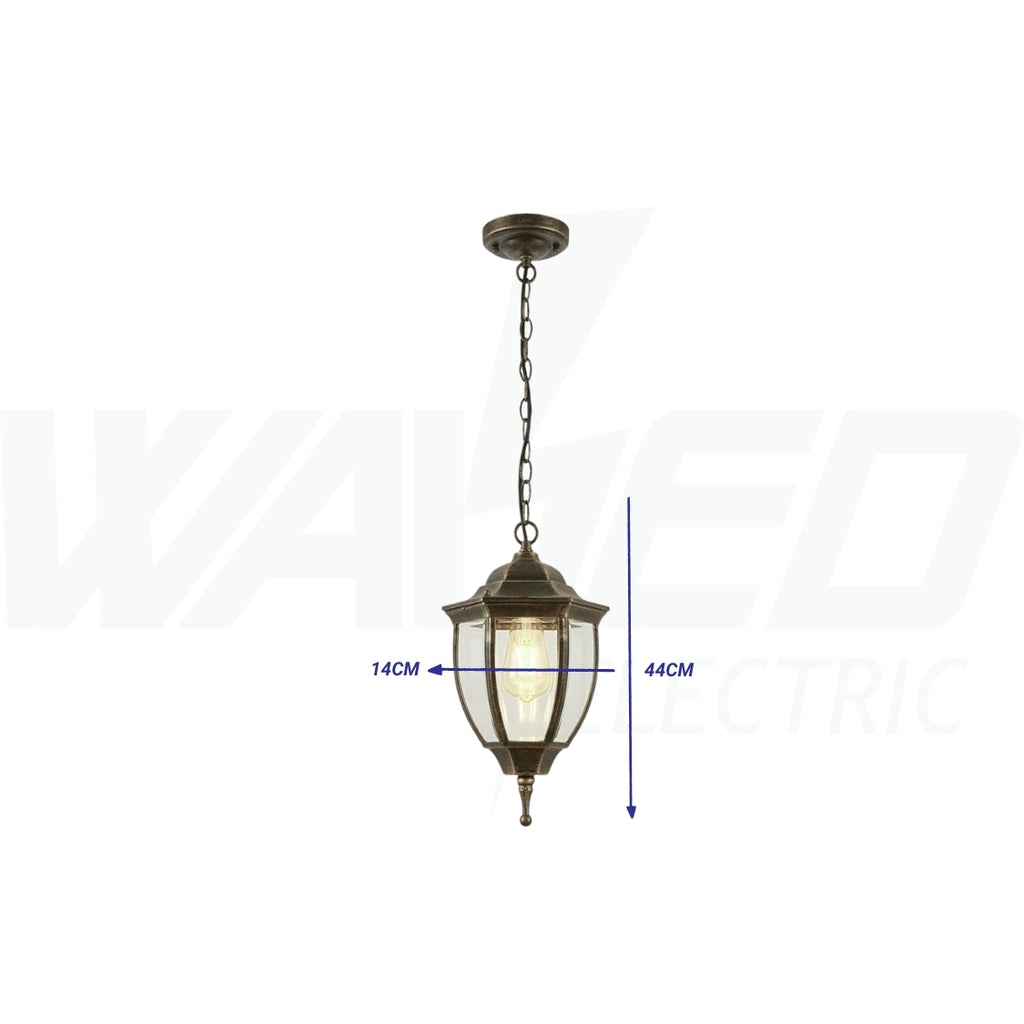 Ceiling Lantern - Aluminum - Bronze