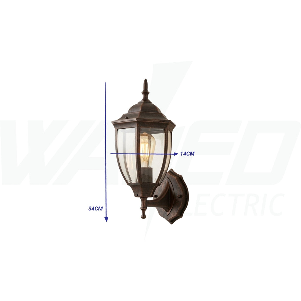 Wall Lantwern - Aluminum - Copper