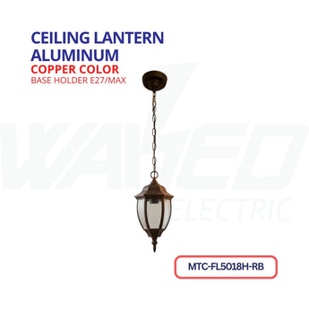 Ceiling Lantern - Aluminum - Copper