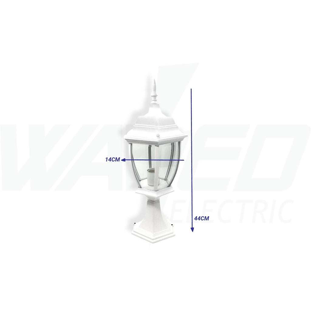 Classic Waterside Outside Light - Aluminum - Copper