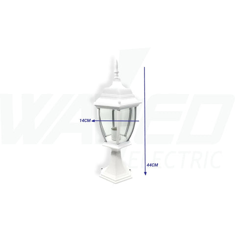 Classic Waterside Outside Light - Aluminum - Copper