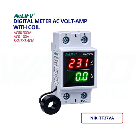 Digital Meter AC - VOLT-AMP - With Coil