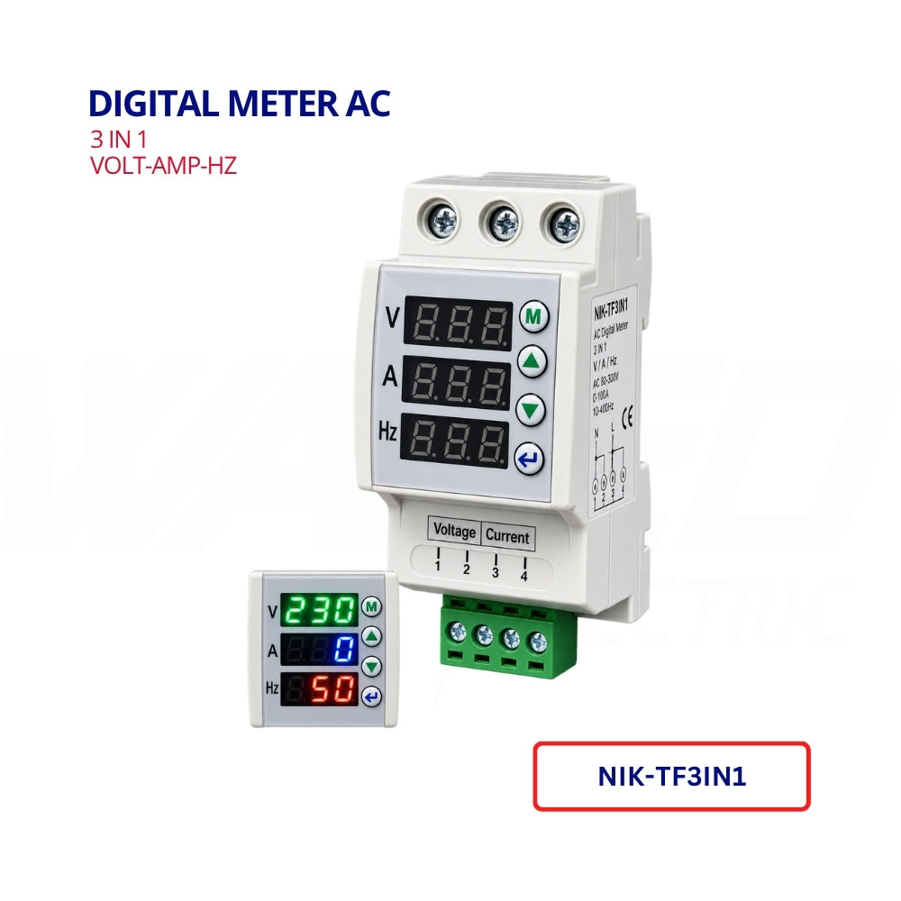 Digital Meter AC - VOLT - AMP - Hz