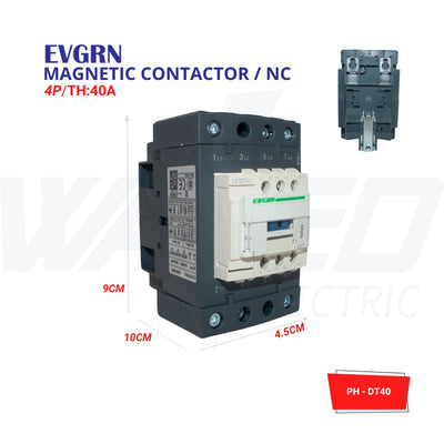 Contactor – 40A Motor Control Unit (AC3, 3-Phase) - EVGRN