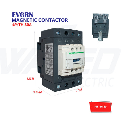 Contactor – 80A Motor Control Unit (AC3, 3-Phase) - EVGRN
