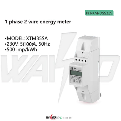 Energy Meter - 1 phase 2 wire