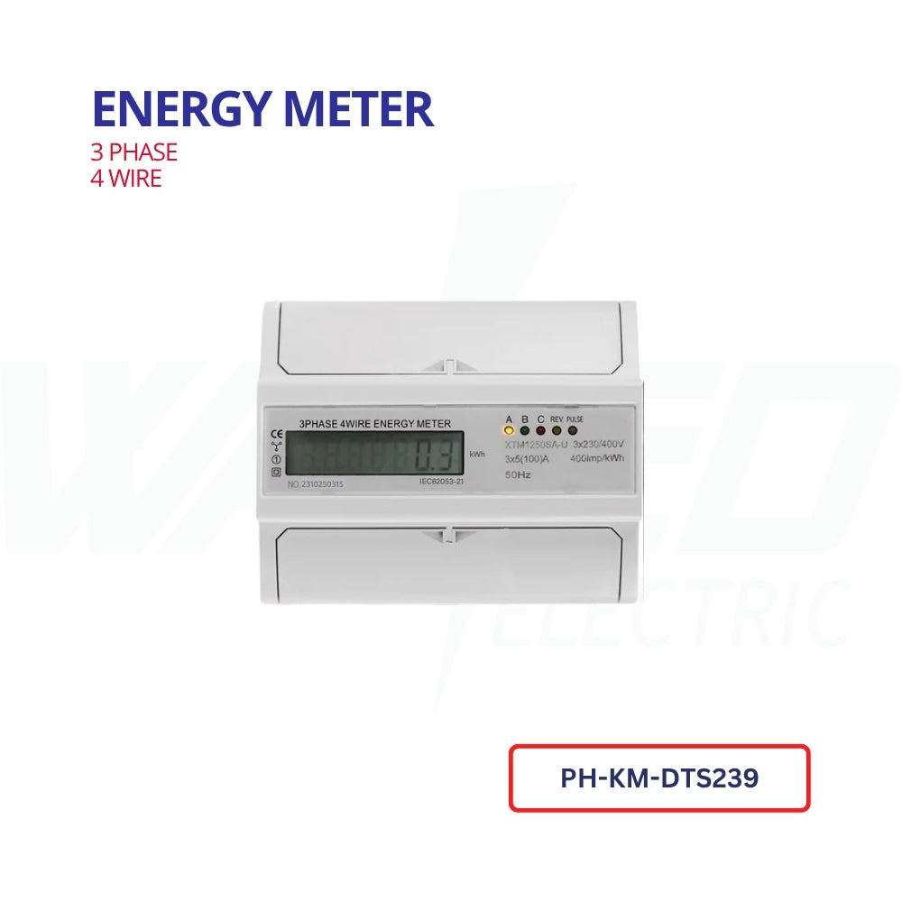 ENERGY METER - 3 PHASE 4 WIRE