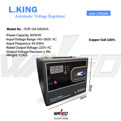 Automatic Voltage Regulator - 5000va - L.KING