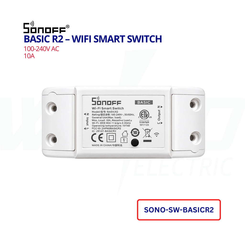 SONOFF BASICR2 – 10A Wi-Fi Smart Switch