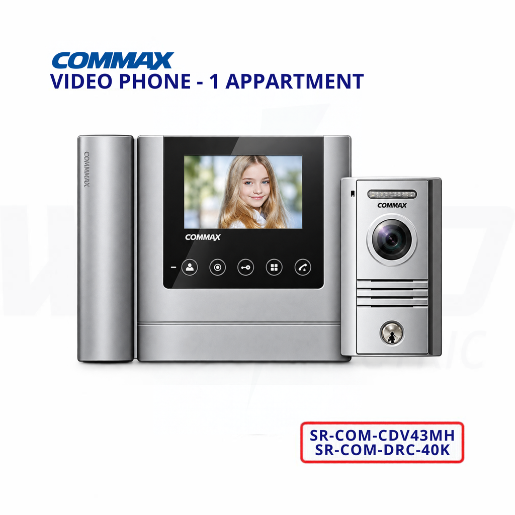 COMMAX Video Door Phone System – Single Apartment