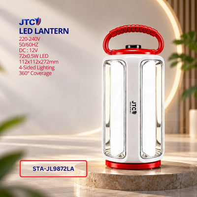 JTC LED Lantern – 4-Sided 360° Lighting