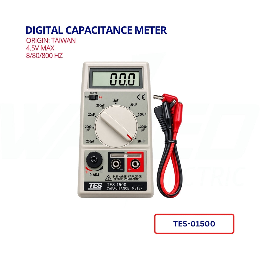 Digital Capacitance Meter - TES1500