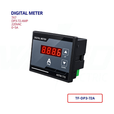 Digital Meter - 7X7 -AMP