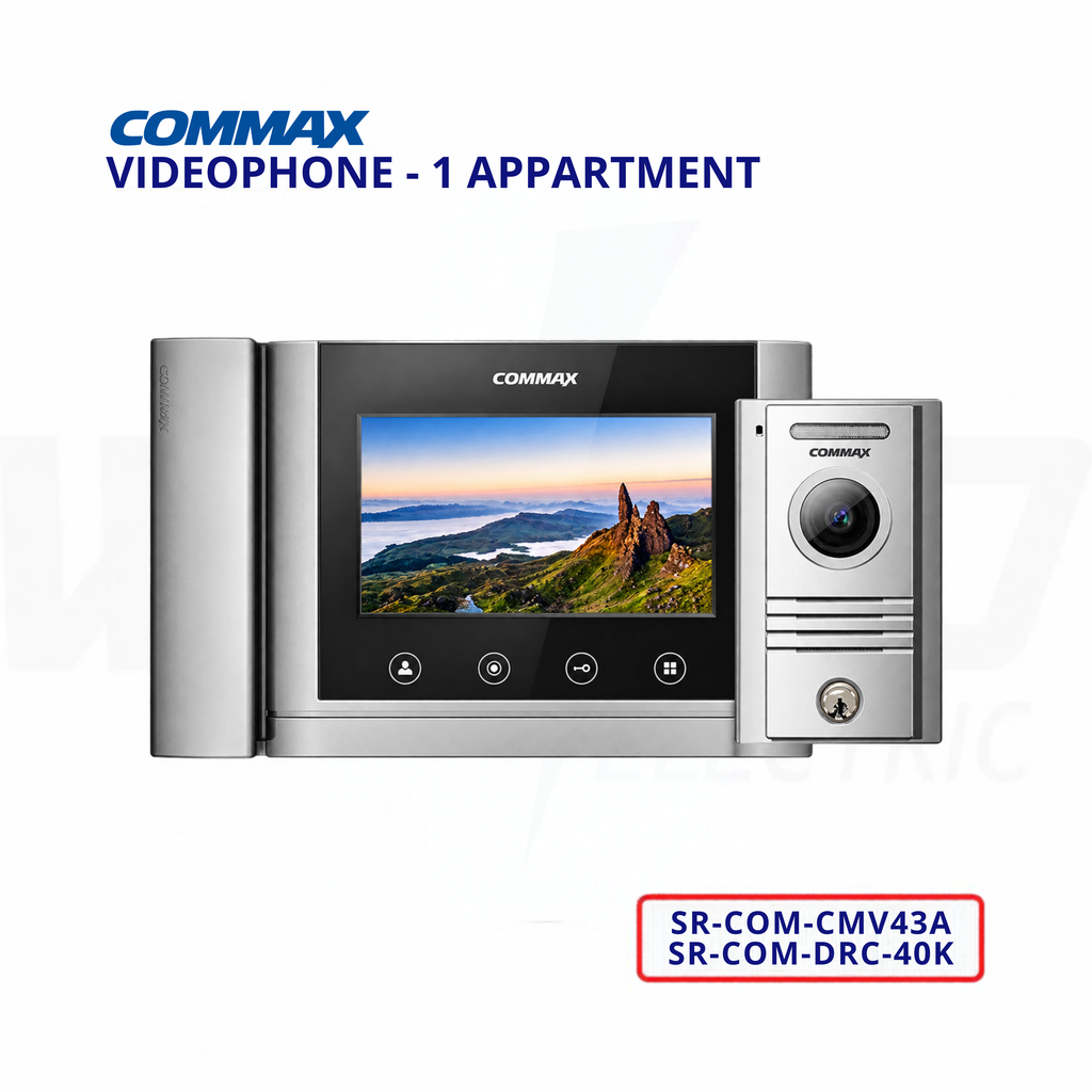 COMMAX Video Door Phone System – Single Apartment