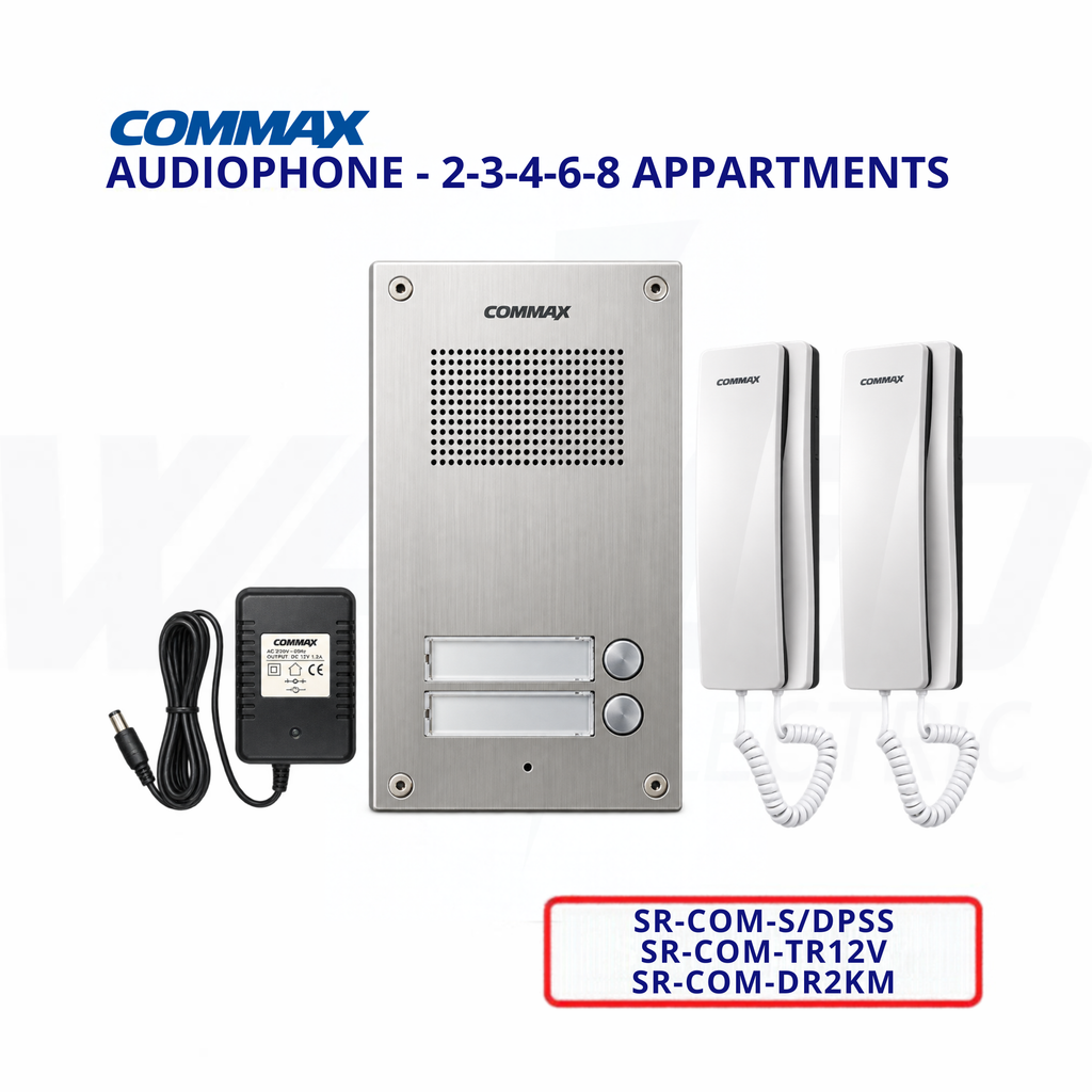 Audiophone Commax - 2-3-4-6-8 Appartments