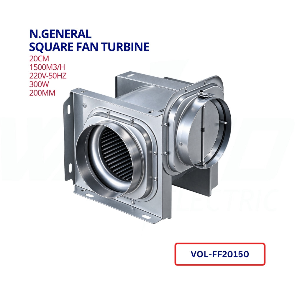 Turbine Fan - 300W - 8inch