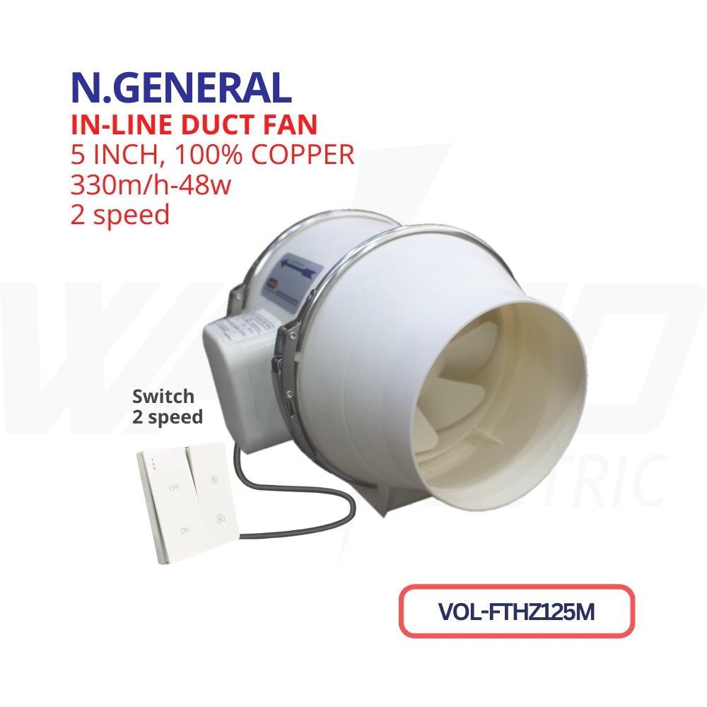 IN-LINE Duct Fan - 48W