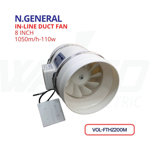 IN-LINE Duct Fan - 110W