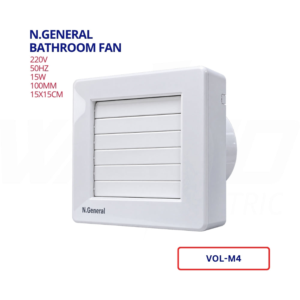 BATHROOM FAN - 15W - N.GENERAL