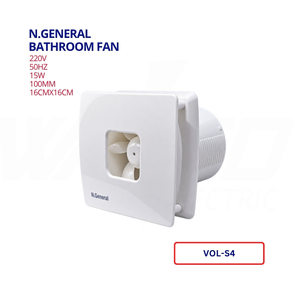 BATHROOM FAN - 15W - N.GENERAL