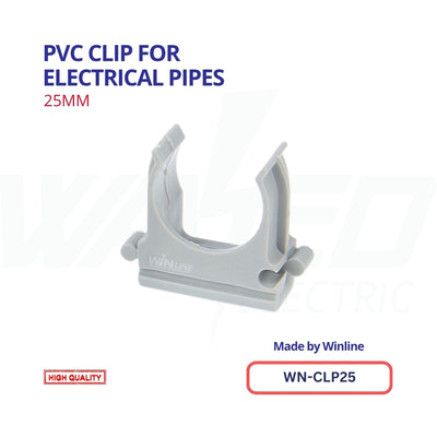 WINLINE PVC Pipe Clip – 25mm