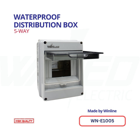 WaterProof Distribution Box - 5 ways