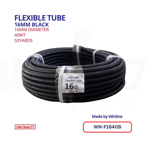 WINLINE Flexible Conduit – 16mm Black