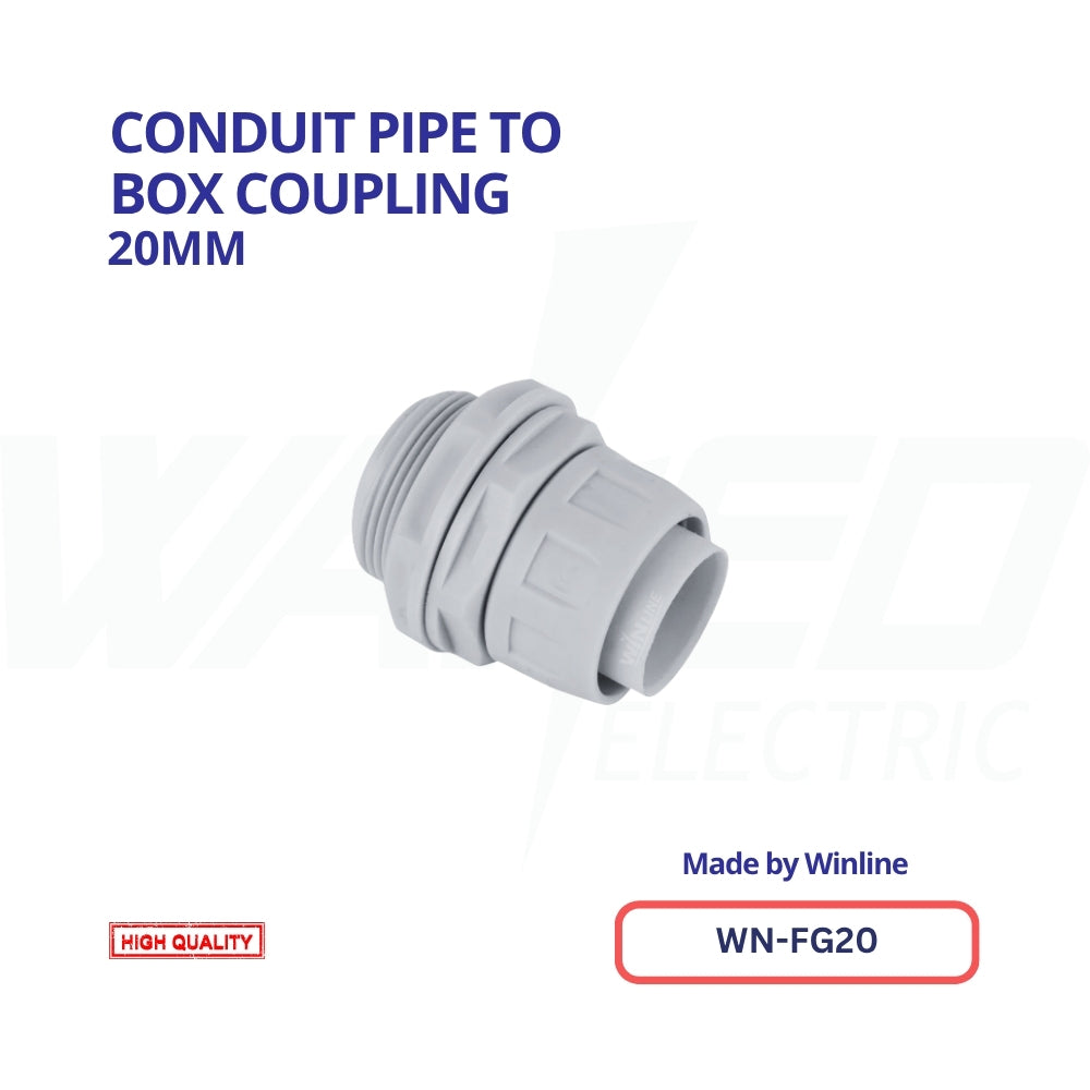 Conduit Pipe to Box Coupling 20mm