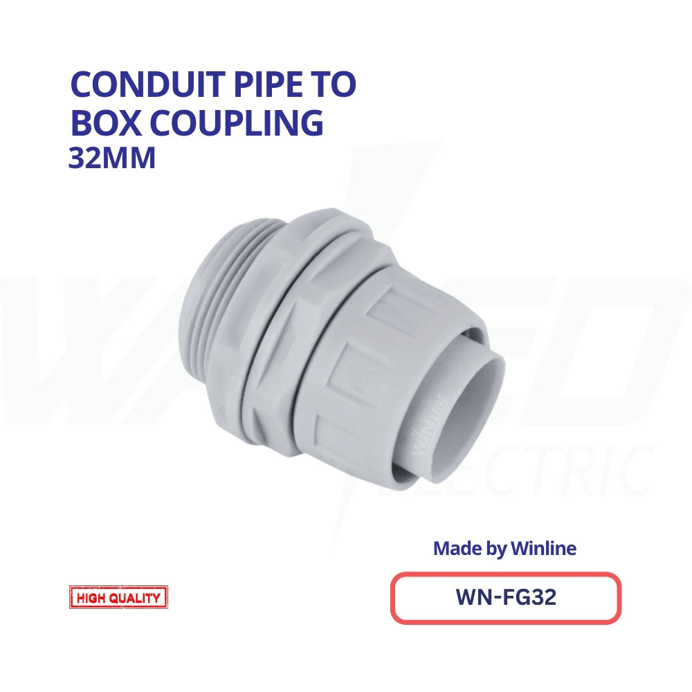 Conduit Pipe to Box Coupling 32mm
